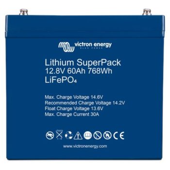 Victron Energy Lithium SuperPack 12.8V 60Ah (M6) – BAT512060705