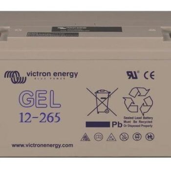 Victron Energy Gel Deep Cycle Battery 12V 265Ah – BAT412126101