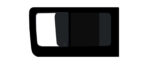 Crafter/MAN/Sprinter Bonded Glass Window (Slide To Open)