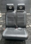 VOLKSWAGEN T5 PASSANGER FOLDING DOUBLE SEAT WITH SWIVEL BASE WITH COVERS-0
