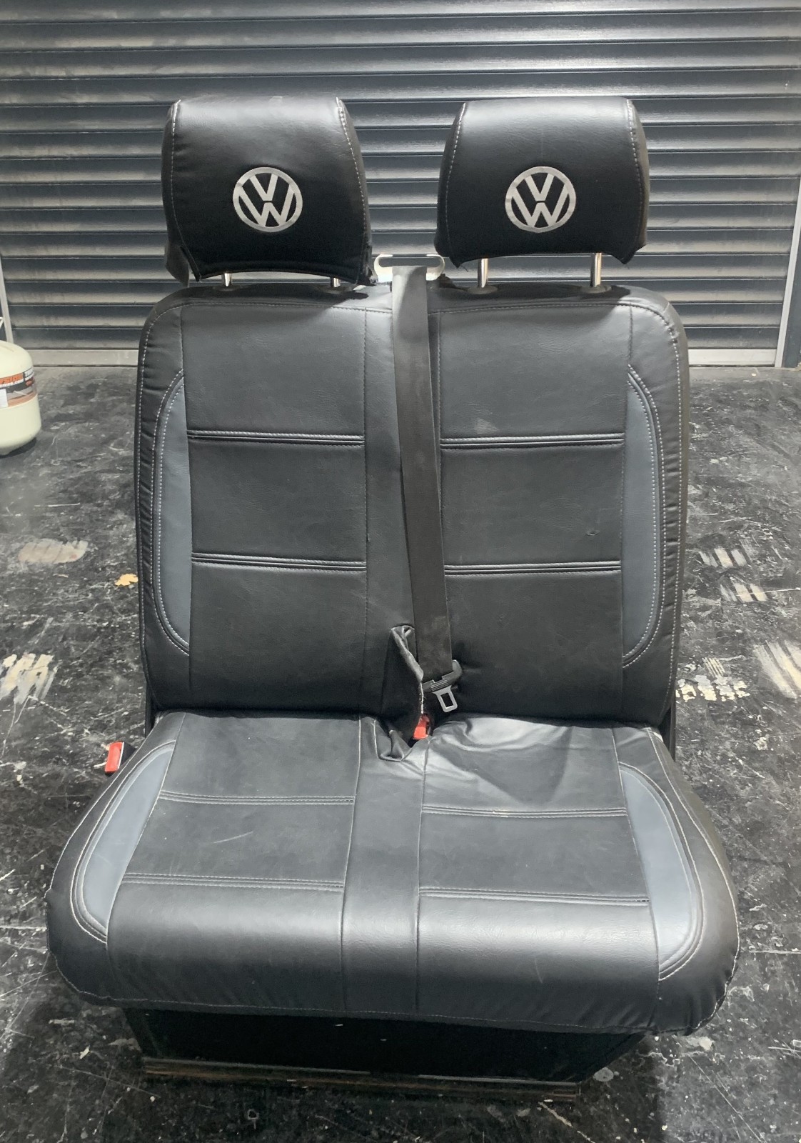 VOLKSWAGEN T5 PASSANGER FOLDING DOUBLE SEAT WITH SWIVEL BASE WITH COVERS-0 VOLKSWAGEN T5 PASSANGER FOLDING DOUBLE SEAT WITH SWIVEL BASE WITH COVERS-0