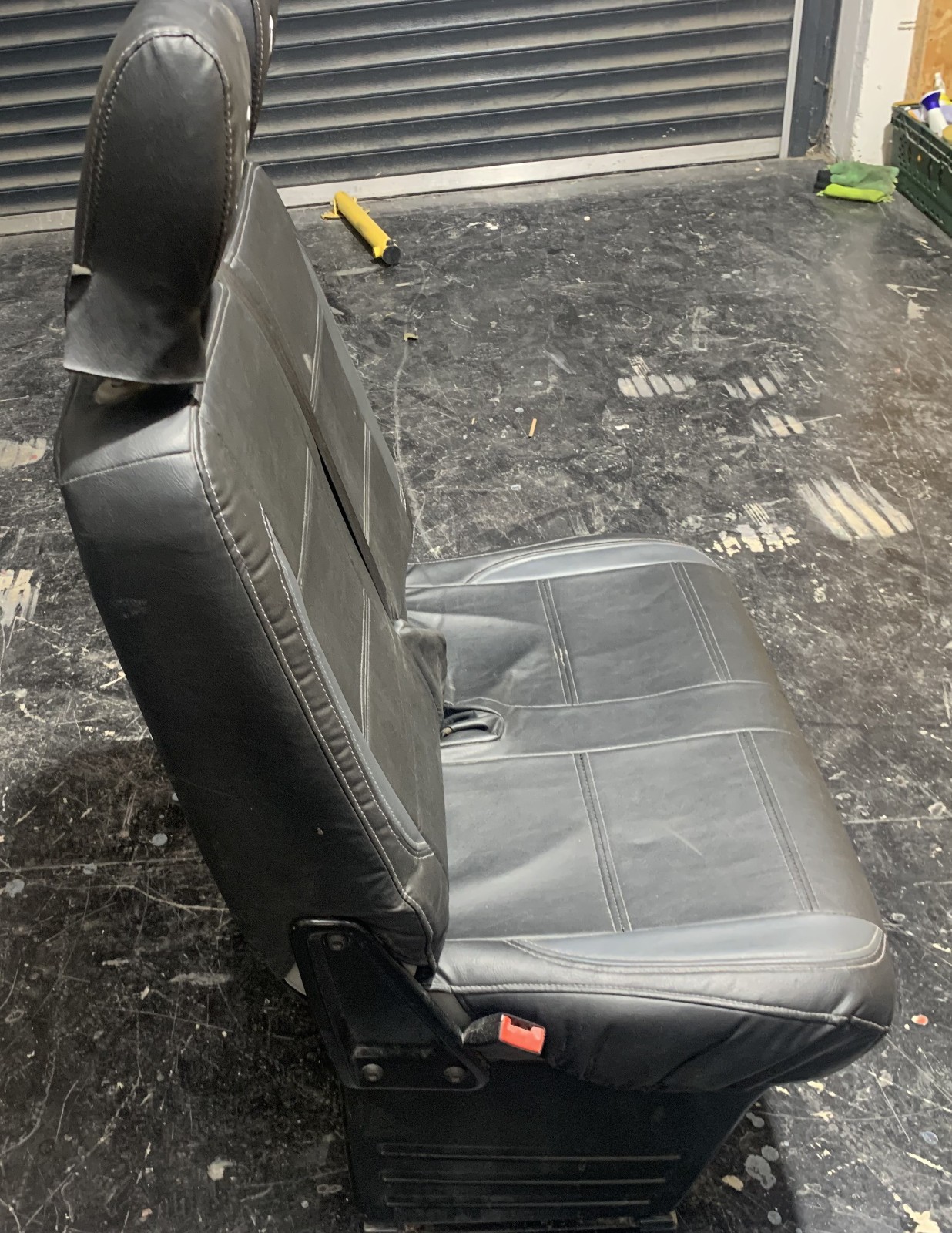 VOLKSWAGEN T5 PASSANGER FOLDING DOUBLE SEAT WITH SWIVEL BASE WITH COVERS-18 VOLKSWAGEN T5 PASSANGER FOLDING DOUBLE SEAT WITH SWIVEL BASE WITH COVERS-18